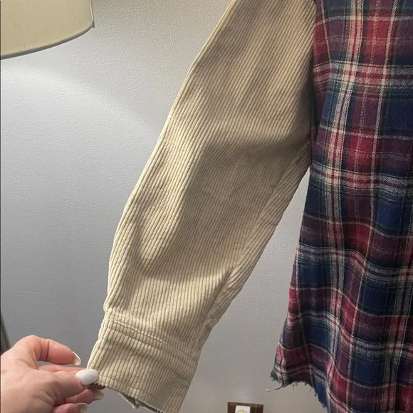 Natural Life Black and Brown Plaid Shirt - Picture 2 of 9